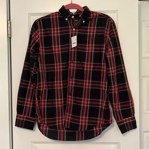 Crewcuts boys’ woven plaid shirt size 14